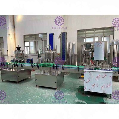 5000 BPH تجهیزات پر کردن آب خطی، دستگاه های پرکننده بطری های پلاستیکی