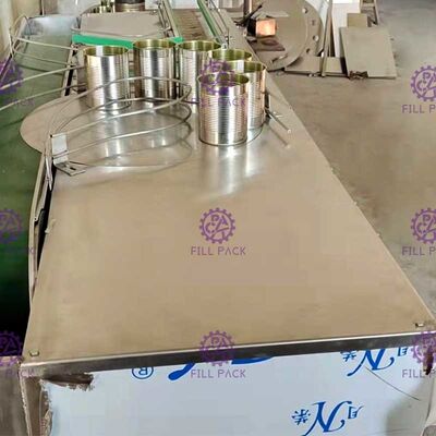 دستگاه پرکن و آب بندی قوطی قلع واشر آهنربایی 2000BPH SUS304