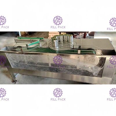 دستگاه پرکن و آب بندی قوطی قلع واشر آهنربایی 2000BPH SUS304