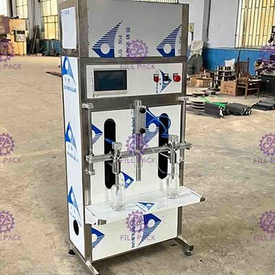 دستگاه آبمیوه پرکن نیمه اتوماتیک بطری های پلاستیکی مایع آب معدنی خطی