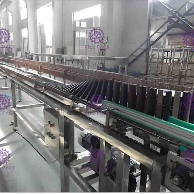 دستگاه بسته بندی بطری اتوماتیک برای پر کردن آب داغ بطری عقیم سازی معکوس