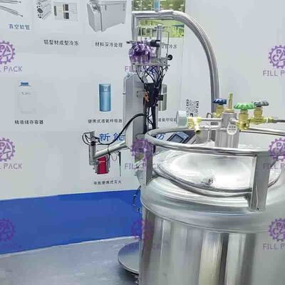 دوزر مایع ازت SUS304 Injector Ln2 همراه با رک نصب