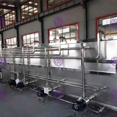 دستگاه پر کردن بطری آب داغ دستگاه آب بندی سیستم استریلیزاسیون سیستم آب آشامیدنی صنعت