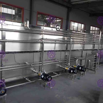 خط پر کردن فریزر بطری بسته بندی دستگاه استرلیزر بخار بخاری عایق لایه