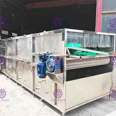 سیستم تهویه بطری دستگاه اسپریلیسر بطری، مهندسی پلاستیک تسمه نقاله