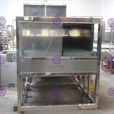 دستگاه بسته بندی صنعتی بطری، دستگاه استرلیزه بطری های پلاستیکی