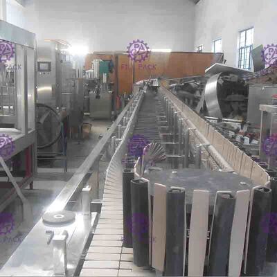 سیستم ضدعفونی کننده معکوس PET بطری با سرعت قابل تنظیم نوار نقاله