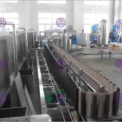 سیستم ضدعفونی کننده بطری های پلاستیکی 8000BPH برای خط تولید آبمیوه های طعم دار