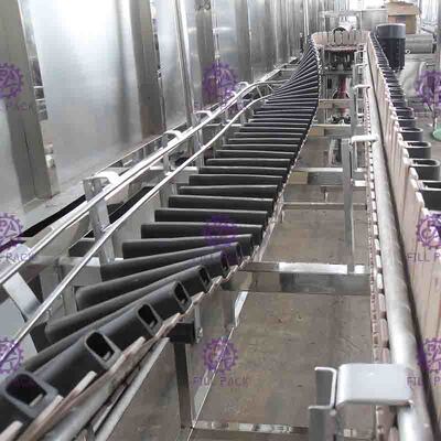 سیستم ضدعفونی کننده بطری های پلاستیکی 8000BPH برای خط تولید آبمیوه های طعم دار
