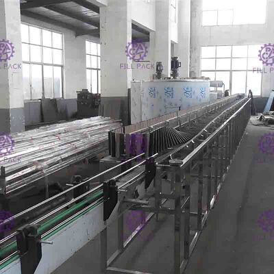 بطری شیشه ای ضدعفونی کننده اتوماتیک برای خط داغ پر کردن