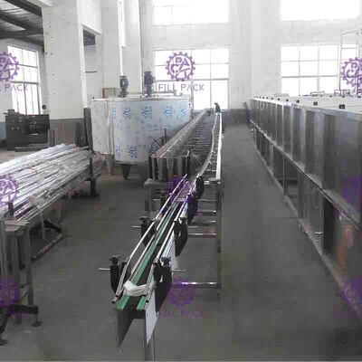 بطری شیشه ای ضدعفونی کننده اتوماتیک برای خط داغ پر کردن