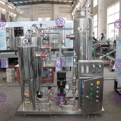0.5T/H خط تولید نوشابه گازدار آب گازدار