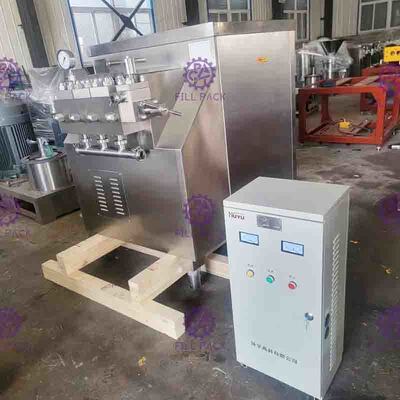هموژنایزر 3000LPH 25MPa Microfluidics با فشار بالا برای شیر آبمیوه