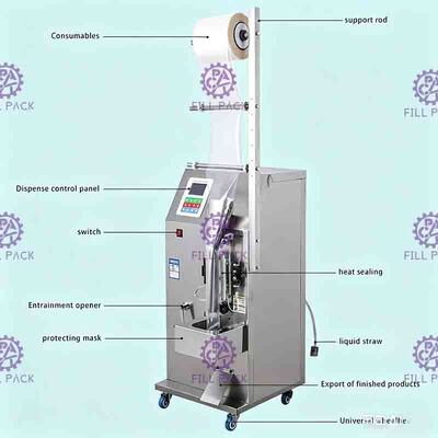 دستگاه آب بندی کیسه مایع کوچک 1000BPH برای آب آشامیدنی یا آبمیوه