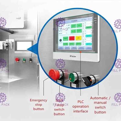 دستگاه بسته بندی ساشه مایع فیلم کامپوزیت 10 کیلوگرمی PLC قابل برنامه ریزی