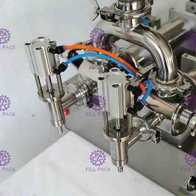 دستگاه پرکن خمیر مایع پنوماتیک نیمه خودکار 1000 میلی لیتری