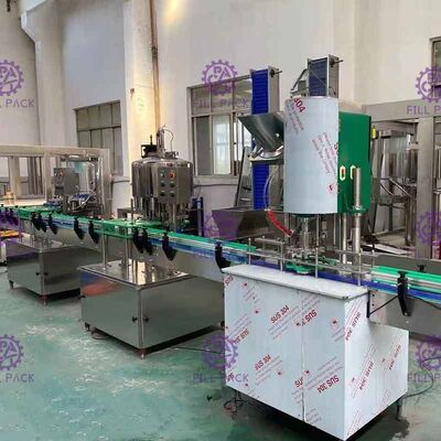 دستگاه بطری آب خالص 2 لیتری اتوماتیک 2000BPH، درپوش پرکننده آبکش بطری