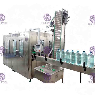 دستگاه پرکن آب بطری پلاستیکی 3 لیتری / 5 لیتری / 10 لیتری Mineral 3 In 1 1500 BPH