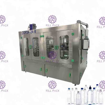 دستگاه بطری آب معدنی کامل اتوماتیک 3000BPH PET PET