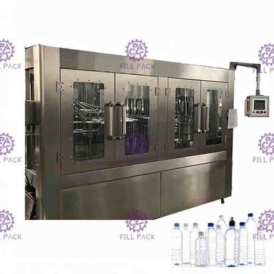 6000BPH 2000ml اتوماتیک دستگاه پرکن آب 3 در 1