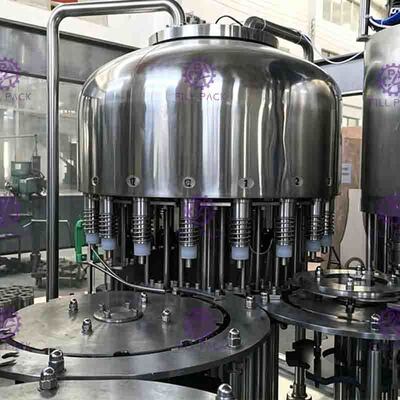 6000BPH 2000ml اتوماتیک دستگاه پرکن آب 3 در 1