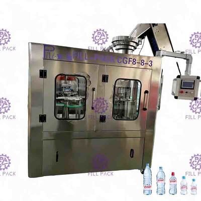 تجهیزات پر کردن آب بطری کوچک PET 3 در 1 / Monoblock Aspetic 2000ml