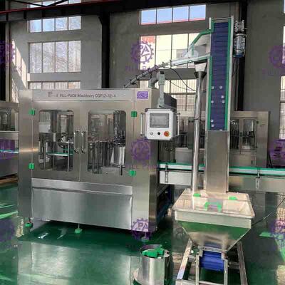 12 - 12 - 5 مونو بلوک 5L ماشین آلات پر کردن مایع با عملکرد روغن روانکاری