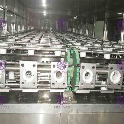 اتوماتیک ماشین 1200BPH 5 گالن آب پرکن / خط با فولاد ضد زنگ