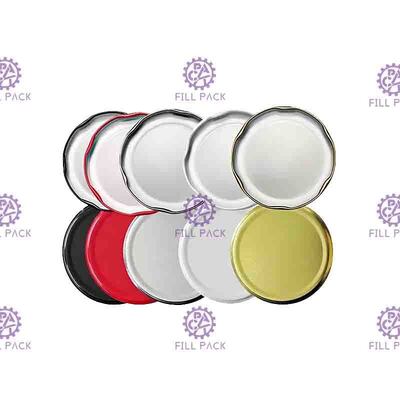 درب بطری شیشه ای آبمیوه 38 میلی متری 43 میلی متری درب پیچ فلزی قلعی 48 میلی متری 53 میلی متری 58 میلی متری