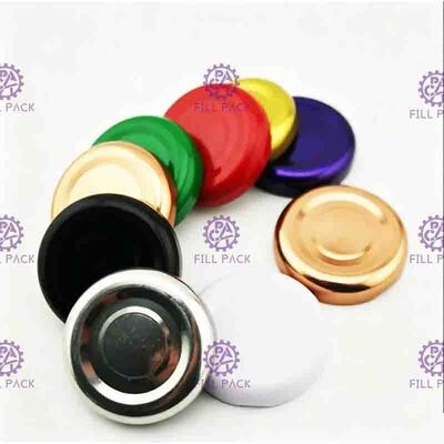درب بطری شیشه ای آبمیوه 38 میلی متری 43 میلی متری درب پیچ فلزی قلعی 48 میلی متری 53 میلی متری 58 میلی متری