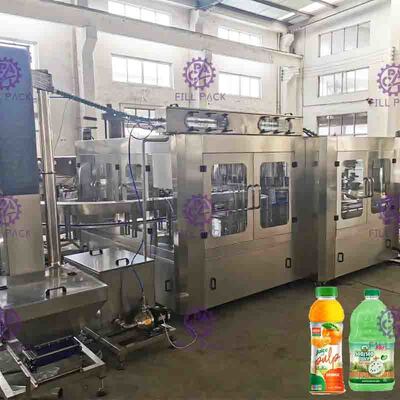 دستگاه درب پرکن آبمیوه شستشوی مونوبلوک CGF32-32-10 تجهیزات بطری پلاستیکی