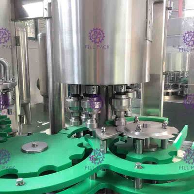 گرد و غبار بطری 38 میلیمتری دستگاه پرکن آب آشامیدنی با کنترل دما