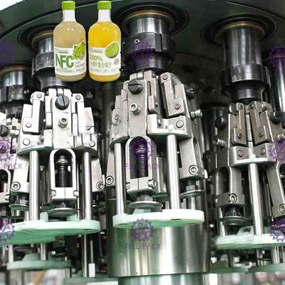 دستگاه پرکن مایعات بطری شیشه ای اتوماتیک ، پرکننده آب میوه 8000BPH