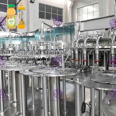 4 در 1 بطری پلاستیک مایع Filler ماشین کنترل PLC با صفحه نمایش لمسی