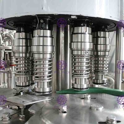 4 در 1 بطری پلاستیک مایع Filler ماشین کنترل PLC با صفحه نمایش لمسی