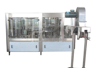 شراب آب معدنی آب گازدار PET شیشه پلاستیک 3 در 1 دستگاه تولید بطری Monobloc / تجهیزات / گیاه / سیستم