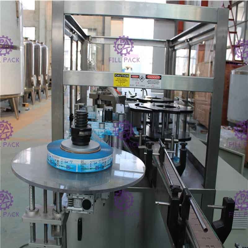 چسب داغ ذوب OPP / دستگاه برچسب زدن بطری آب پلاستیکی / تجهیزات / خط / گیاه / سیستم / واحد