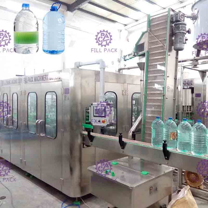 بطری پلاستیکی آب معدنی 3L / 5L / 10L 2 در 1 تجهیزات تولیدی / گیاه / دستگاه / سیستم / خط