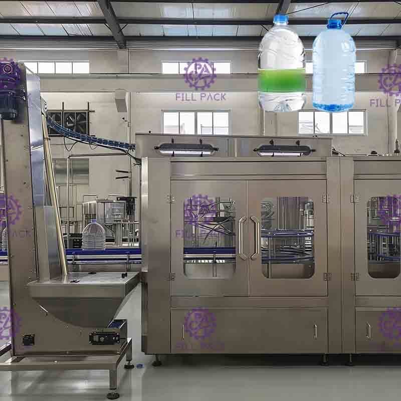 بطری پلاستیکی آب معدنی 3L / 5L / 10L 2 در 1 تجهیزات تولید / کارخانه / ماشین / سیستم / خط