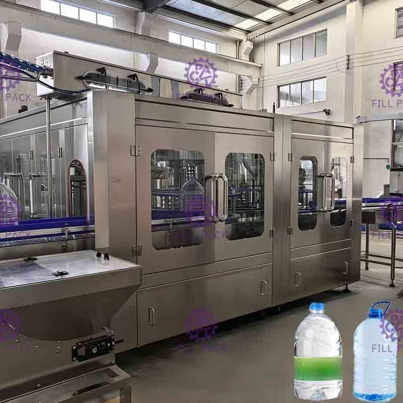 بطری پلاستیکی آب معدنی 3L / 5L / 10L 2 در 1 تجهیزات تولید / کارخانه / ماشین / سیستم / خط