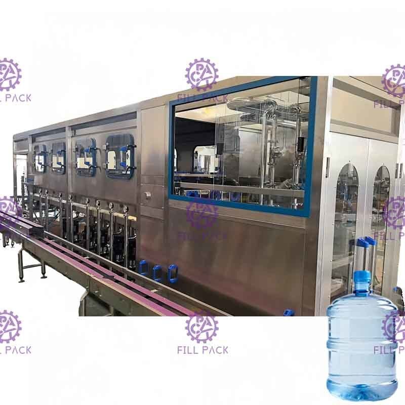 دستگاه پرکن آب بشکه 5 گالن دستگاه پرکن آب 450 BPH برای آب معدنی