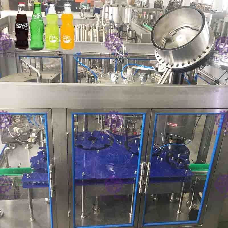 بطری پلاستیکی PET 3 در 1 دستگاه پر کننده بطری آب شراب Monobloc / تجهیزات / خط / کارخانه / سیستم