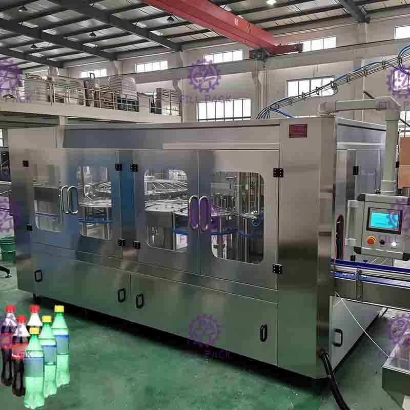 PET Glass Plast 3 in 1 Monobloc ماشین نوشابه کولا نوشابه نرم افزار / تجهیزات / خط / گیاه / سیستم