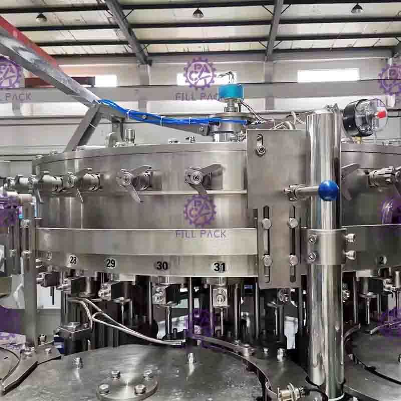 نوشیدنی گازدار نوشابه PET پلاستیک شیشه ای 3 در 1 دستگاه تولید بطری Monobloc / تجهیزات / گیاه / سیستم