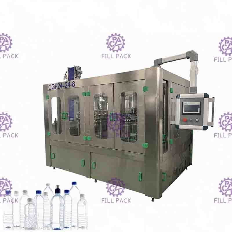 500ml / 1L / 2L PET آب قابل شرب 3 در 1 تجهیزات تولید مونوبلاک / گیاه / دستگاه / سیستم / خط