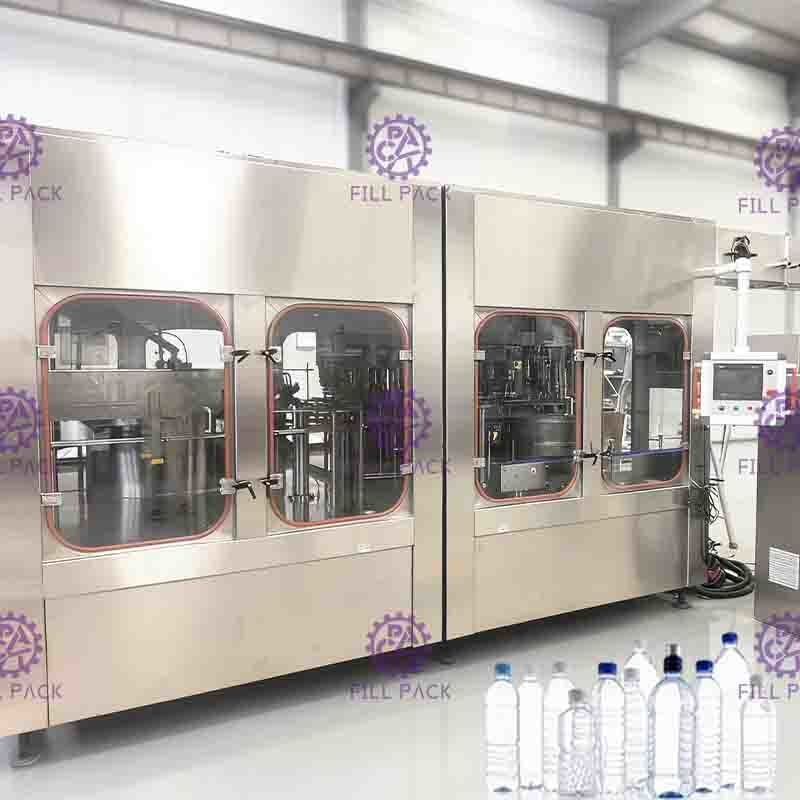 500ml / 1L / 2L PET آب قابل شرب 3 در 1 مونوبلاک شستشو دستگاه های بسته بندی / کارخانه / ماشین / سیستم / خط