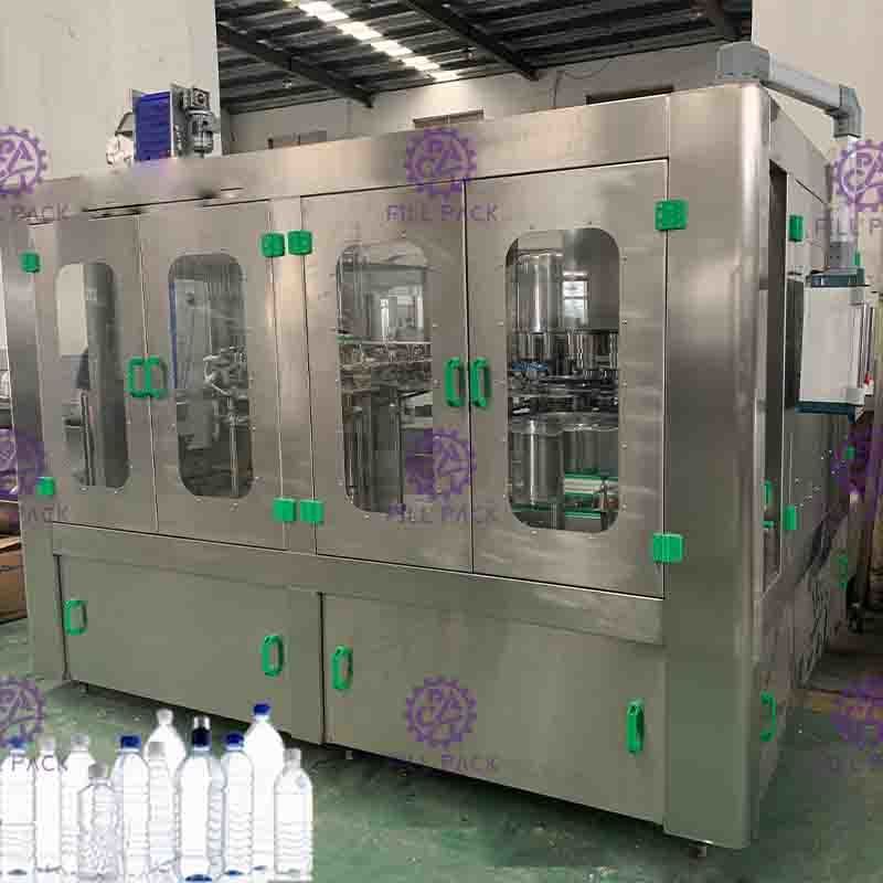 دستگاه پرکن آب معدنی با سرعت بالا، دستگاه اتوماتیک 18 دستگاه مونو بلوک